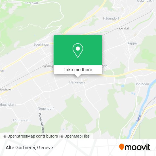 Alte Gärtnerei map