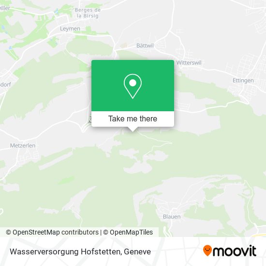 Wasserversorgung Hofstetten map