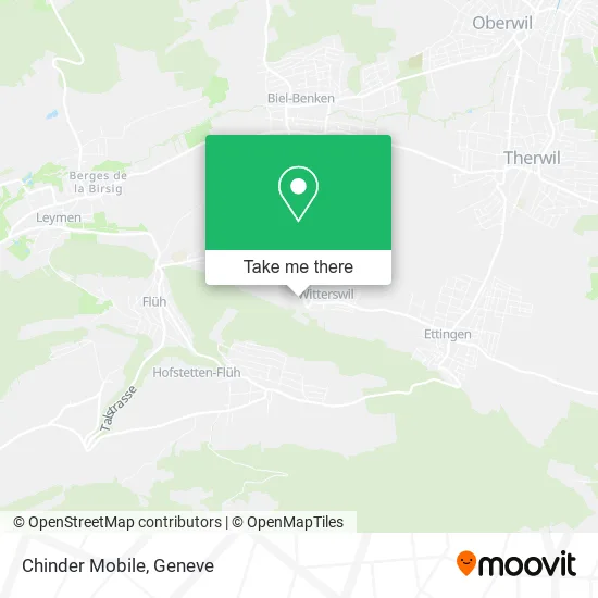Chinder Mobile map