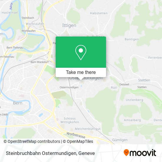 Steinbruchbahn Ostermundigen map