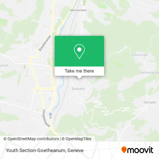 Youth Section-Goetheanum map