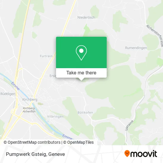 Pumpwerk Gsteig map