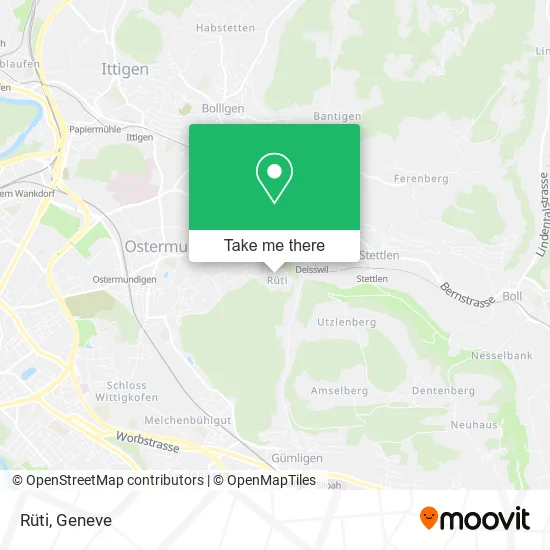 Rüti map