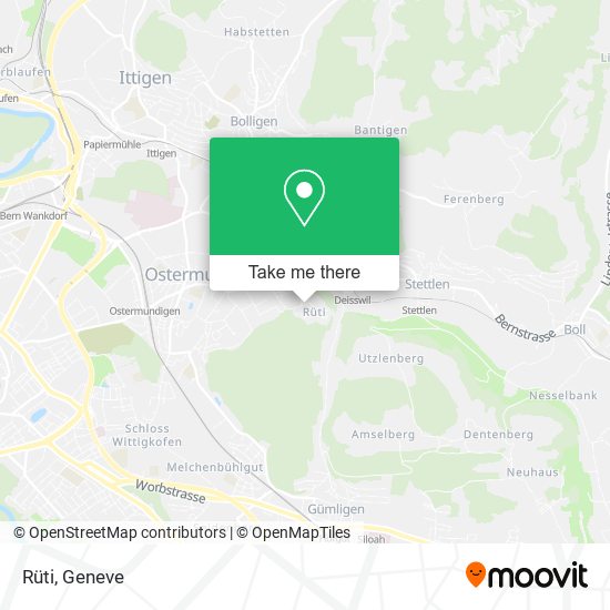 Rüti map