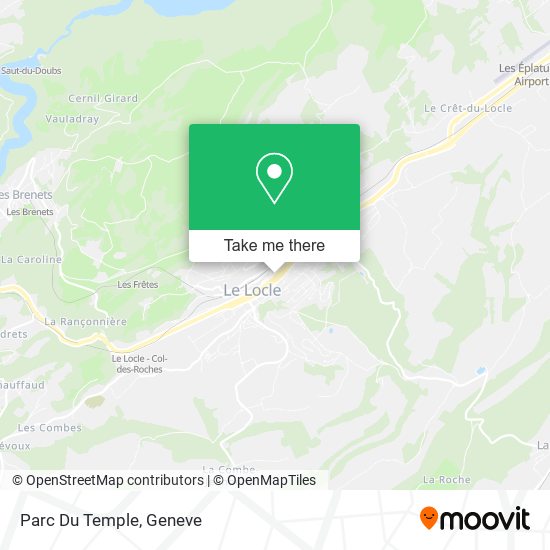 Parc Du Temple map