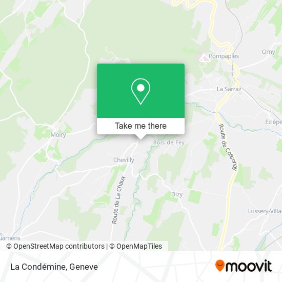 La Condémine map
