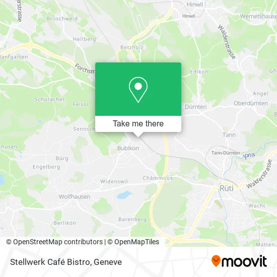 Stellwerk Café Bistro map