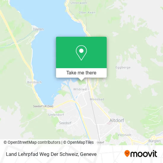 Land Lehrpfad Weg Der Schweiz map