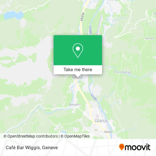 Café Bar Wiggis map