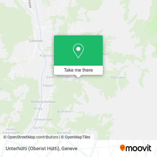 Unterhütti (Oberist Hütti) map