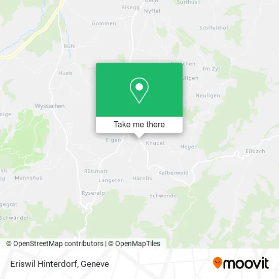 Eriswil Hinterdorf map