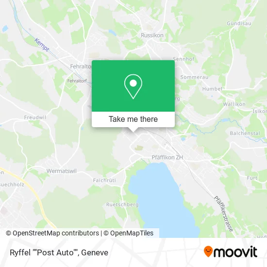 Ryffel ""Post Auto"" map