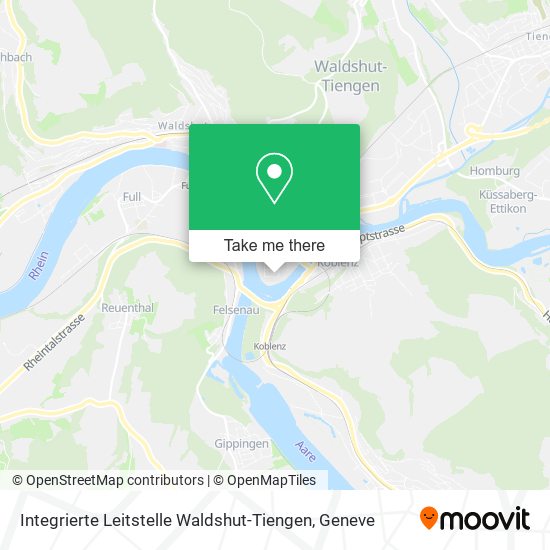 Integrierte Leitstelle Waldshut-Tiengen map