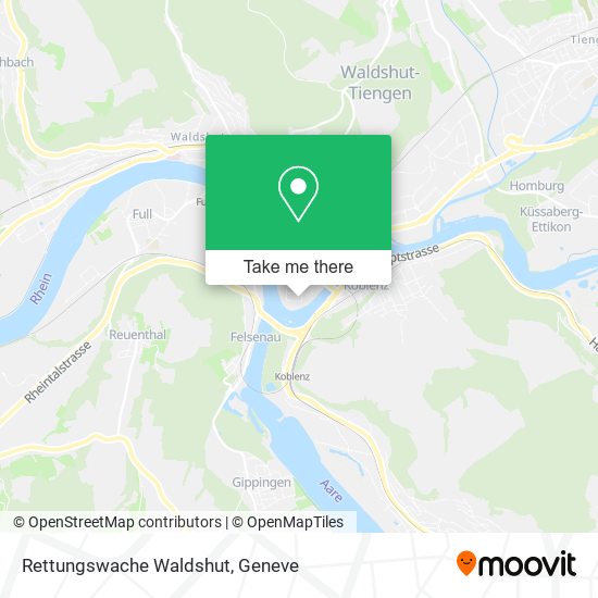 Rettungswache Waldshut map
