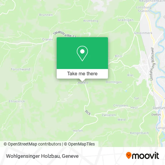 Wohlgensinger Holzbau map