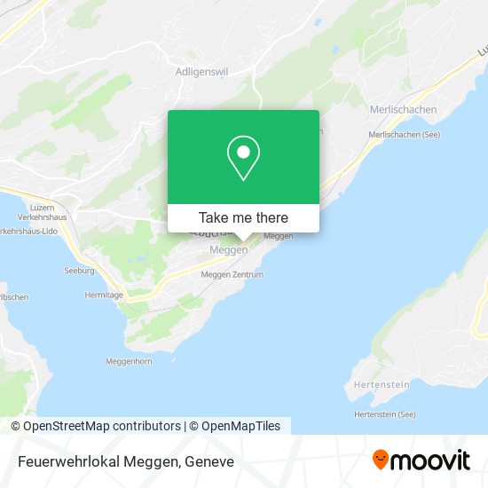 Feuerwehrlokal Meggen map