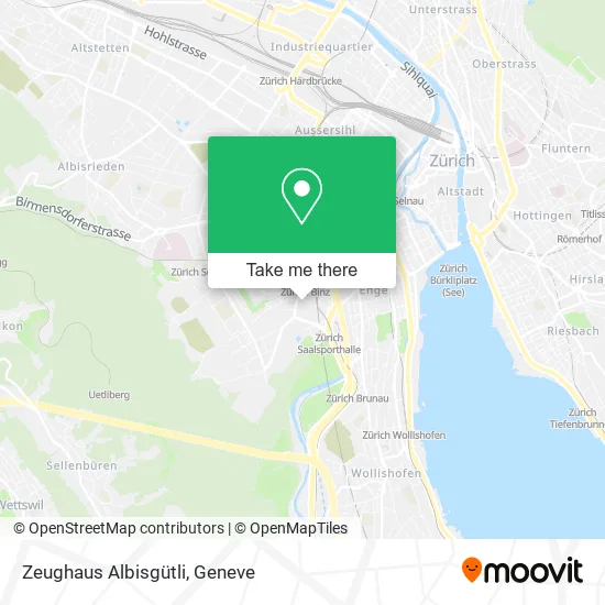 Zeughaus Albisgütli map