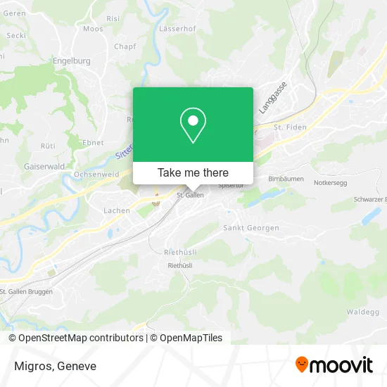 Migros map