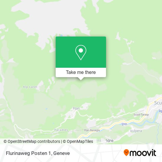 Flurinaweg Posten 1 map