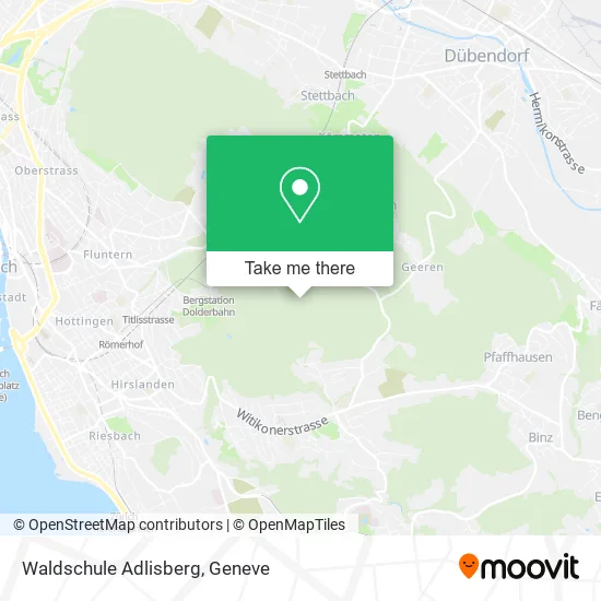 Waldschule Adlisberg map