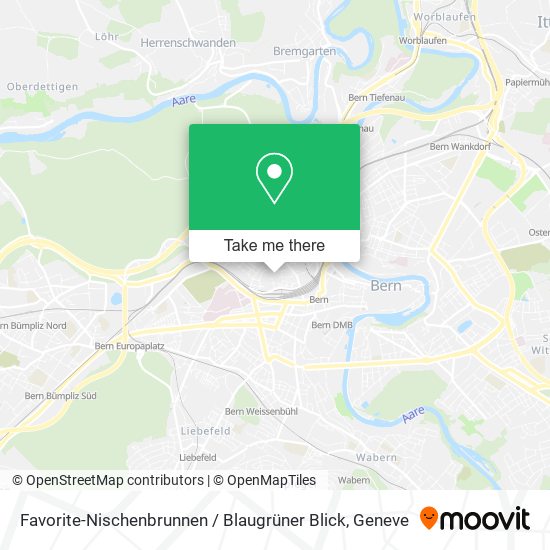 Favorite-Nischenbrunnen / Blaugrüner Blick map