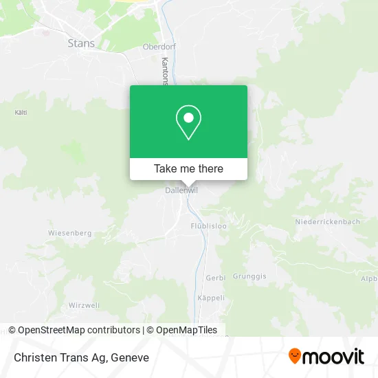 Christen Trans Ag map