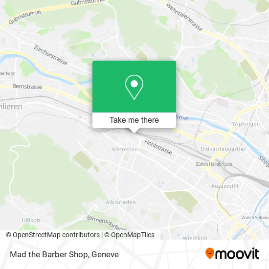 Mad the Barber Shop map