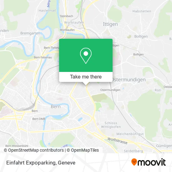 Einfahrt Expoparking map