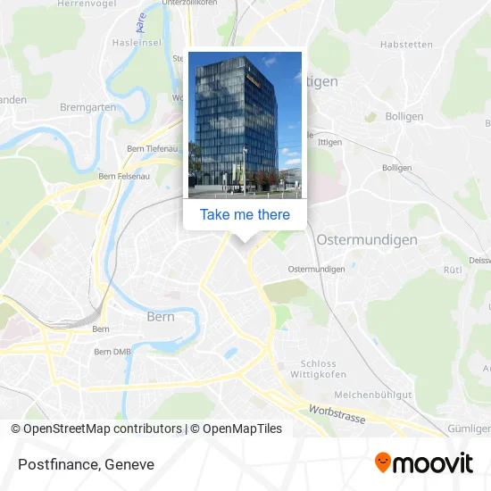 Postfinance map