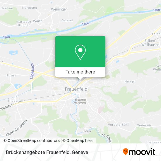Brückenangebote Frauenfeld map
