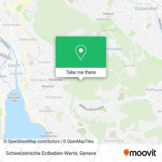 Schweizerische Erdbeben-Warte map