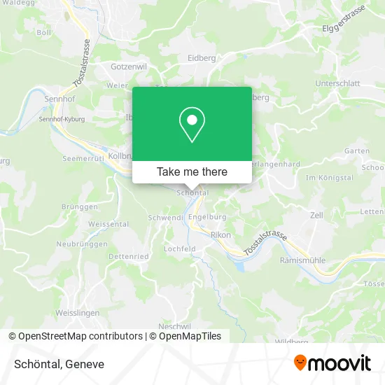 Schöntal map