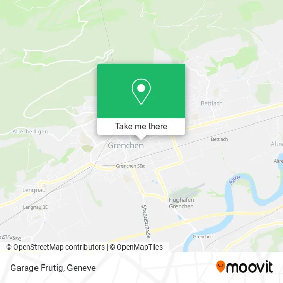 Garage Frutig map