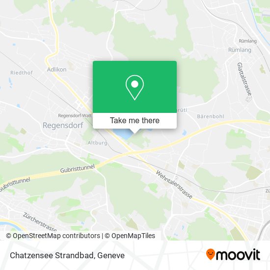 Chatzensee Strandbad map