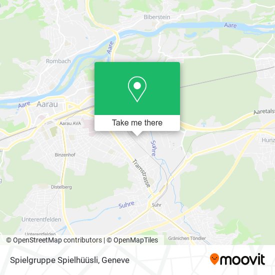 Spielgruppe Spielhüüsli map