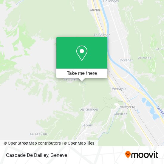 Cascade De Dailley map