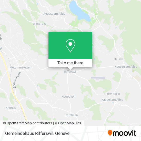 Gemeindehaus Rifferswil map