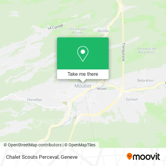 Chalet Scouts Perceval map