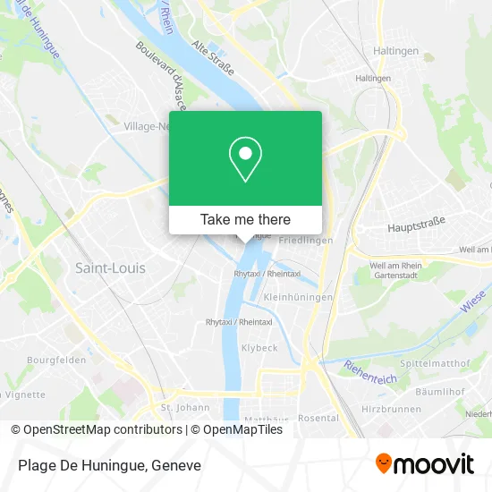 Plage De Huningue map