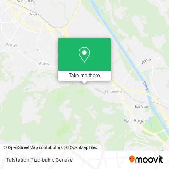 Talstation Pizolbahn map