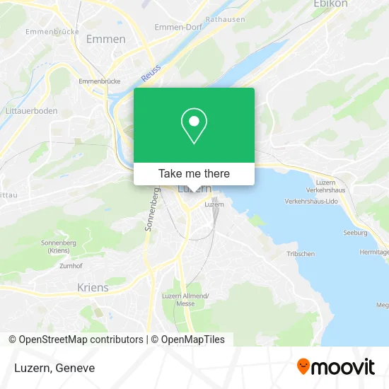 Luzern map