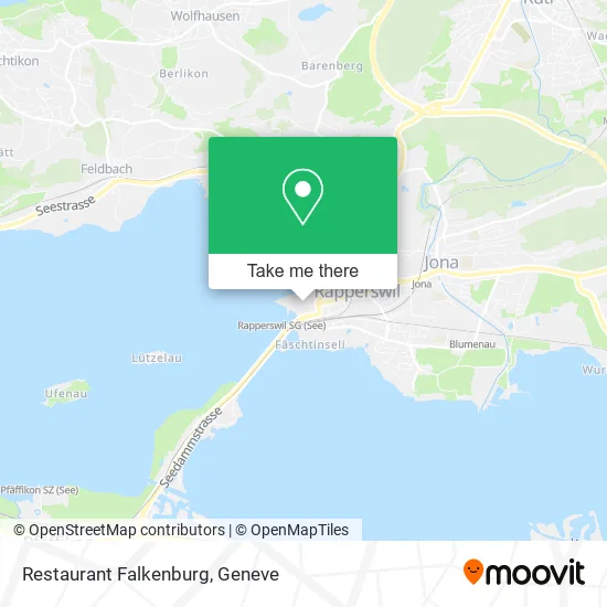 Restaurant Falkenburg map
