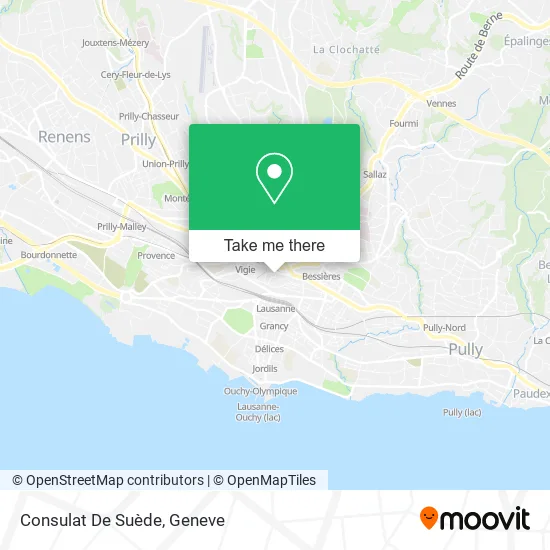 Consulat De Suède map