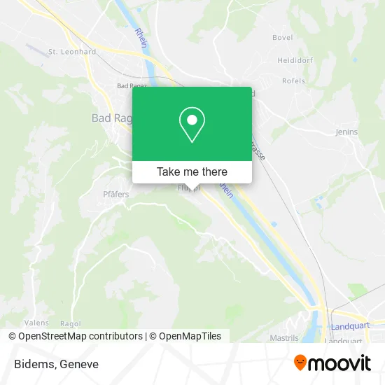 Bidems map