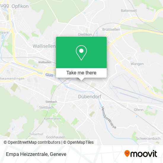 Empa Heizzentrale map