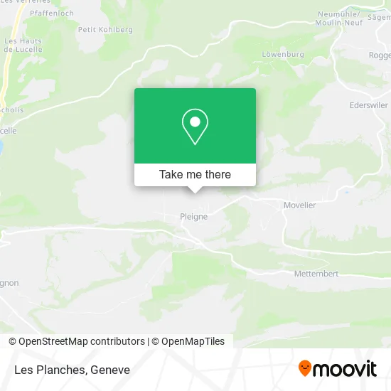 Les Planches map
