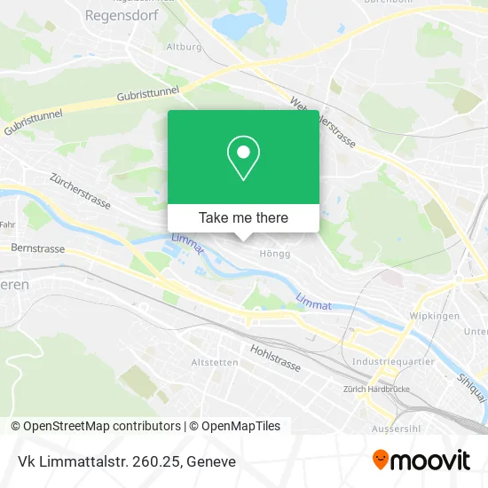 Vk Limmattalstr. 260.25 map