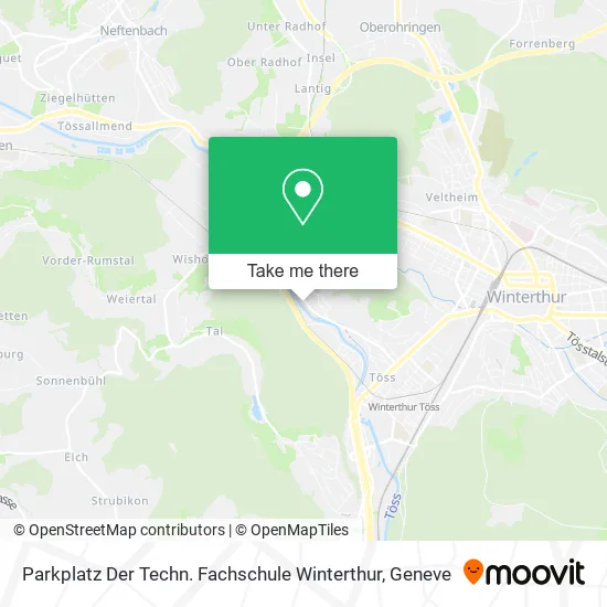 Parkplatz Der Techn. Fachschule Winterthur map