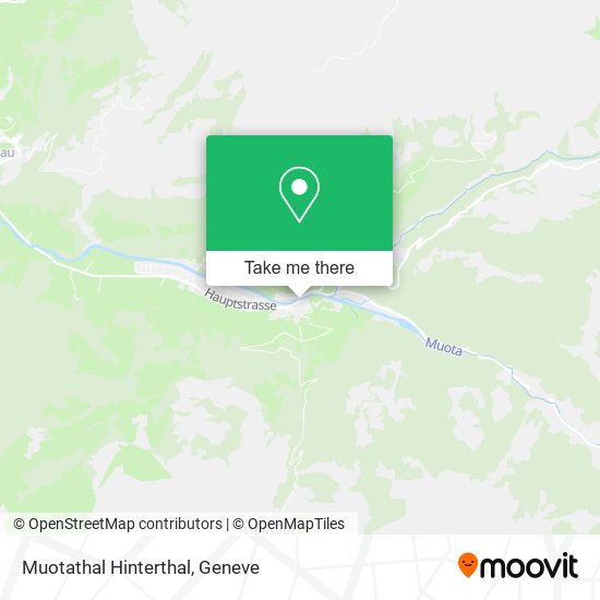 Muotathal Hinterthal map