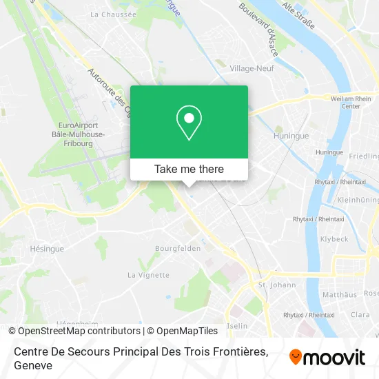Centre De Secours Principal Des Trois Frontières map